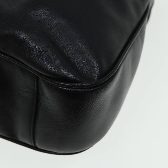 GUCCI Bamboo Hand Bag Leather Black Auth 80628 - Picture 13 of 16